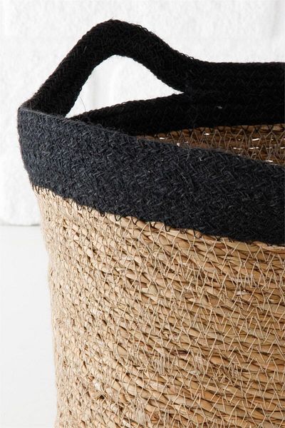 ANJEAHOME Lauren Natural Wicker Basket - 35X23
