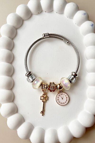 Fubena 8035 Model Clock Dangle Steel Wrist Design