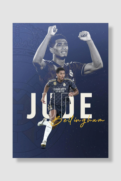 postick Jude Bellingham Spor Posteri Kalın Parlak Kuşe Kağıdı