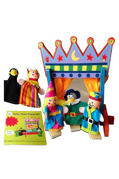 Calimera Toys Wooden Finger Puppet with Props
