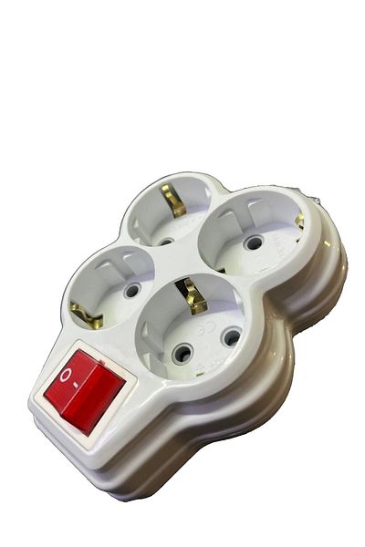 TİMSAL ELEKTRİK مقبس جوليات مقاوم للأطفال مع 4 مفاتيح