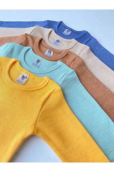 EFU BABY 5'li Esnek Kaşkorse Uzun Kol Body