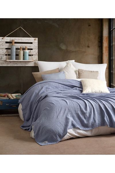 Sefaoğlu tekstil 4 Layers Muslin, 100% Cotton, Single Pike, Bedspread, 170*250 Cm