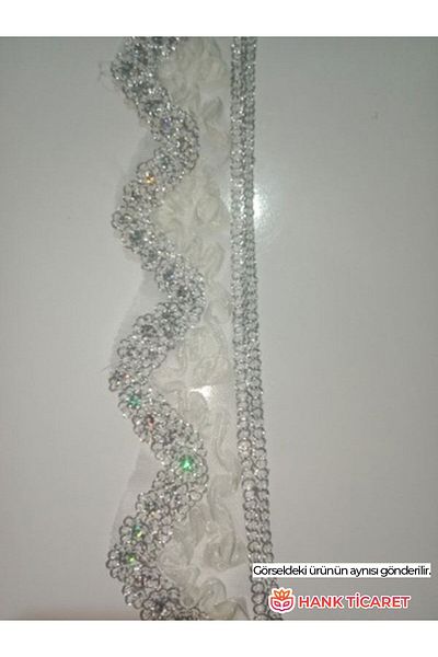 HANK TİCARET 13 Meters Guipure Scallop Quality Special Embroidered Elegant and Flamboyant Fabric Guipure