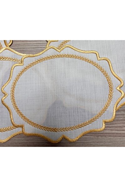 Nakışkonsept منديل كوكتيل موديل إكليل مزجج - 6 قطع