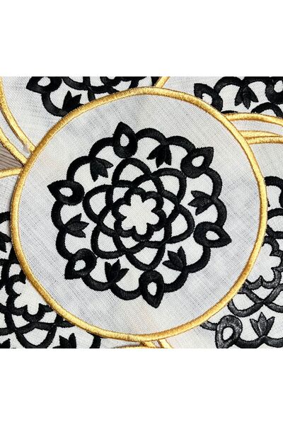 Nakışkonsept 6 штук коктейльних серветок з геометричним візерунком