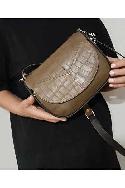 atter Hakiki Deri Kadın Çanta