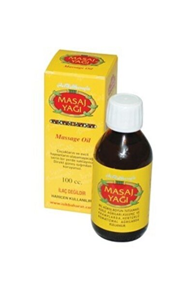 Akışık Masaj Yağı Bitkisel Doğal 100 Cc