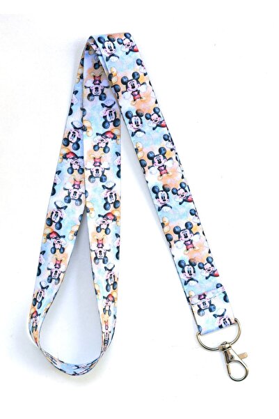 YİĞİTBAŞI Mickmouse Sevimli Desen Boyun Ipi Ve Telefon Askısı Okul Hastane Asçı Güvenlik Ve Sporda Lanyard