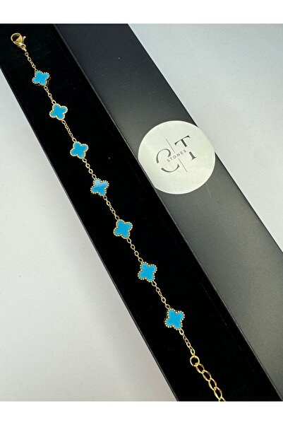 CT STONES سوار أزرق بسيط