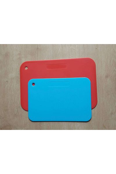 TURALLİ Flexible Polyethylene Cutting Board - 2 Colors, Bendable Cutting Mat