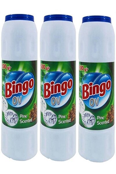 Bingo Ov Mekanik Temizleme Tozu Çam 500g X3 Adet