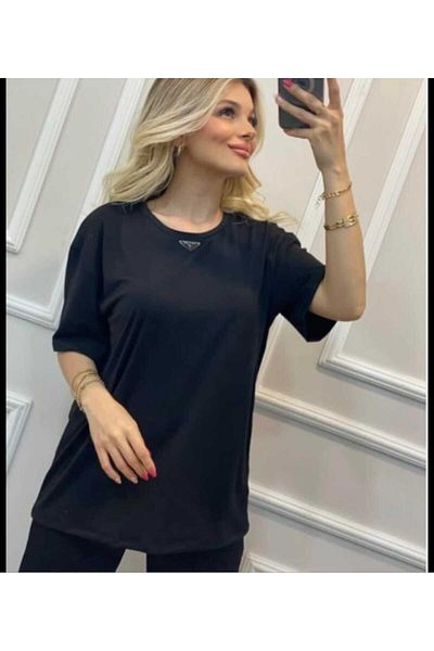 ÖZZYGİYİM تي شيرت أساسي مطبوع