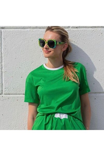 Versace Güneş Gözlüğü Palmiye Motifli Çok Renkli