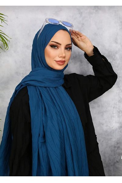 Trablus Bamboo Shawl - Pleated Design