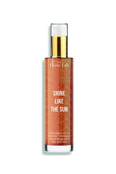 The Derm Lab Shine Like The Sun Işıltılı Saç ve Vücut Yağı