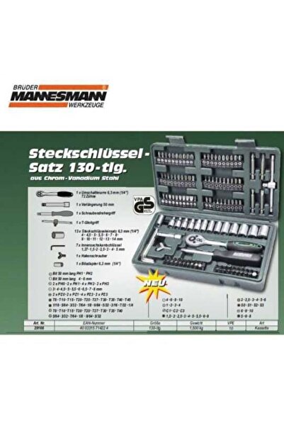 Mannesmann 130 Parça Lokma - Bits Uç Seti