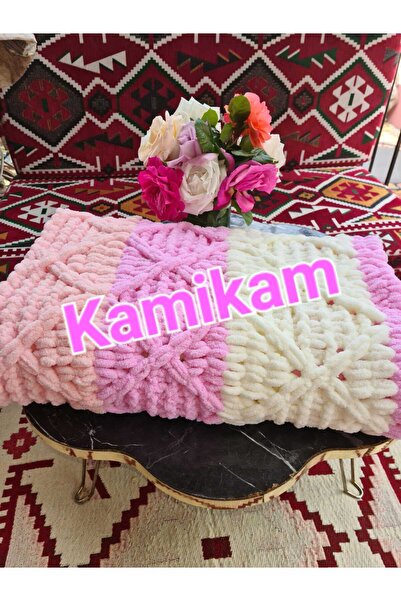 KAMİKAM بطانية أطفال الأميرة مقاس 105x100 سم - أليز منتفخ