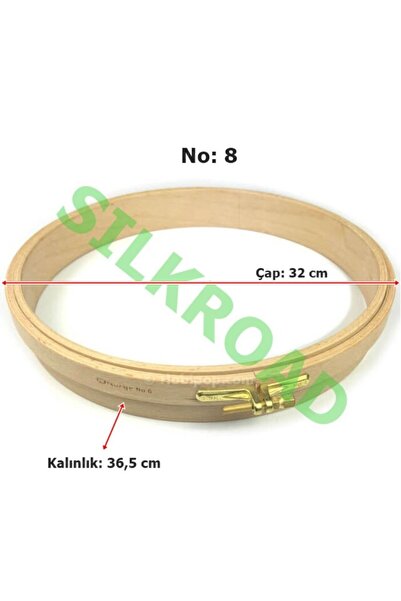 Nurge Punch Kasnağı Ahşap No:8 - Çap: 32 Cm