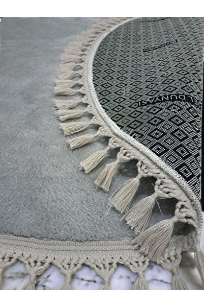 ALTUN CARPET 3lükarbeyaz 6renk Modern Post Pelüş Kaymazponpon Saçaklı Yatakodasıtakımı 1 Adet 60*300 2 Adet60*150