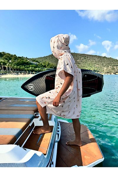 Sole Rosa Πετσέτα Surf Towel Poncho Πετσέτα παραλίας