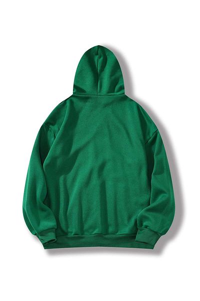 khufu Φούτερ με κουκούλα Oakland με πράσινη κουκούλα Unisex