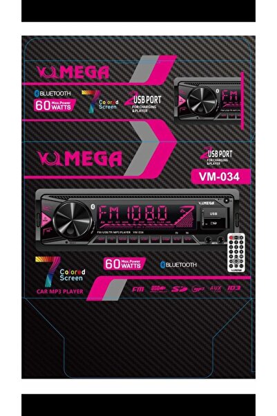 goldixpir Çift Usb, Bluetooth, Usb, Radyo Araba Oto Teybi, 2 Amfi Çıkışlı, Ku...