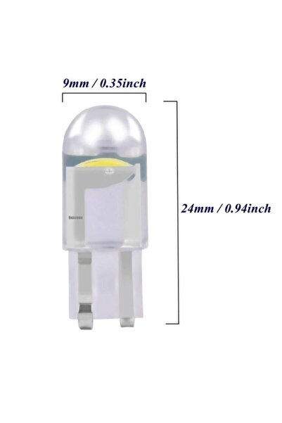Sentinel T10 Yeni Nesil Led Ampül Park Led Plaka Led Tavan Led Beyaz 4 Ad.