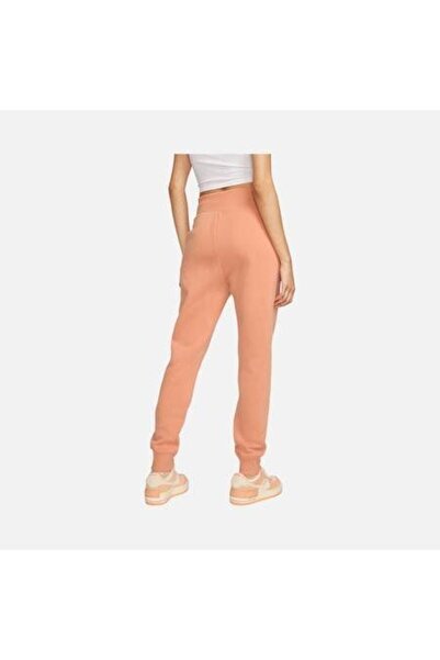 Nike Sportswear Phoenix Fleece High Rise Kadın Turuncu Eşofman Altı
