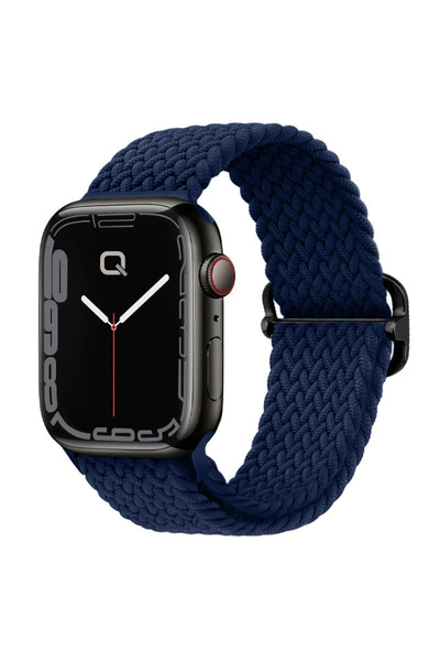Quse Navy Blue Adjustable Mesh Band for - Apple Watch Se/10/9/8/7/6/5/4/3 42Mm-41Mm-40Mm-38Mm Compatible