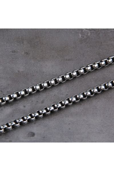 northstarshop Zsj37262 Square Chain 316l Steel Men's Bracelet