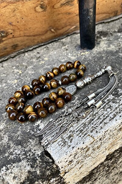 Elite Aksesuar Περιστικός Χάντρας Προσευχής με Κομμένο Μάτι Τίγρης