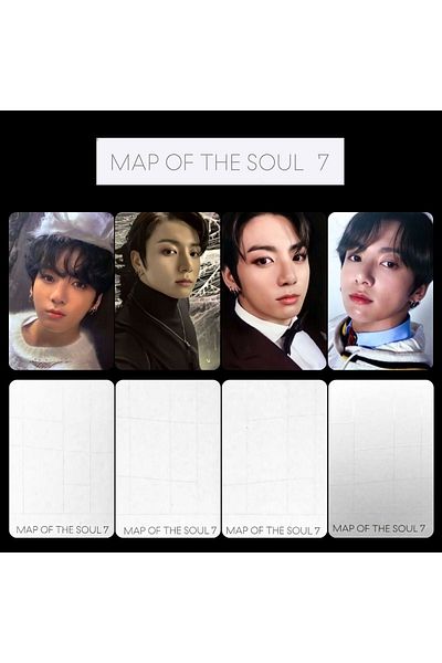 Kpop Dünyasi مجموعة بطاقات ألبوم BTS Jungkook "خريطة الروح 7"