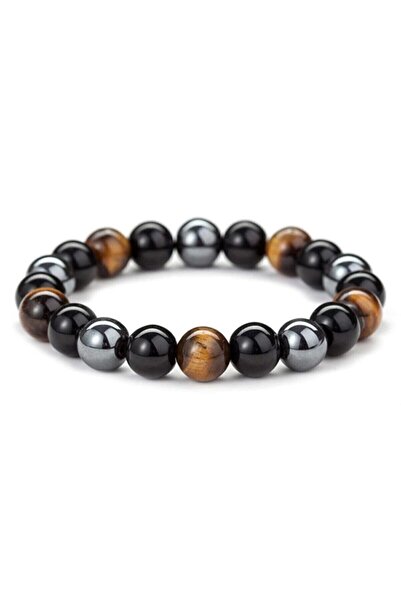 Midas Yıldızı عين النمر - سوار من حجر الهيماتيت والعقيق مع مغناطيس صحي، سوار ...