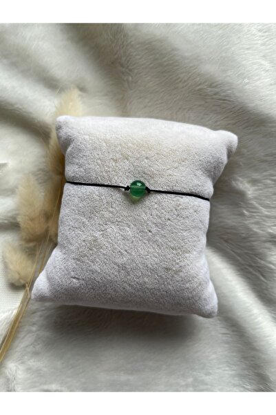 PelvedDesign Yuvarlak Aventurin Doğal Taş Ip Bileklik