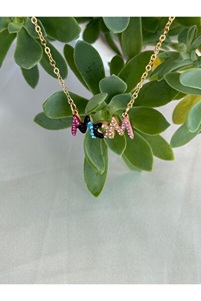 Brillo 316 L Çelik Mom Kolye (kadınlar Günü, Anneler Günü, Doğum Günü Hediyes...