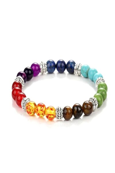 Dcstore 7 Çakra Doğal Taş (jasper-akik-sitrin-kaplangözü-aventurin-lapislazul...