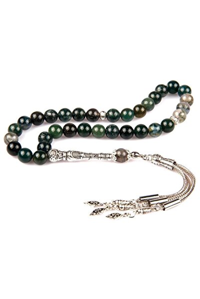 Asya Gems Μαργαριτάρι Αχάτης 8 mm Σφαίρα κομμένη από φυσική πέτρα Ροζάριο