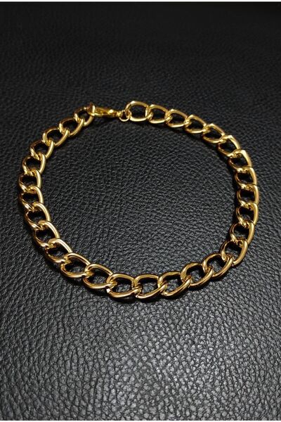 NİMBO Ayarlanabilir Zincir Kararmaz Alüminyum 28 Cm Lüx Kedi Ve Küçük Irk Köpek Kolye Tasması