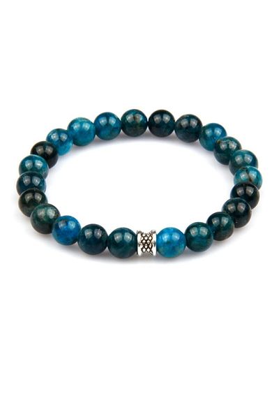 Armis 8 Mm Natural Stone Apatite Stone Bracelet