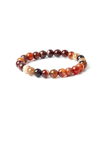 Berce Butik Men's Bracelet - Boutique Berç, Brown Agate, Natural Stone