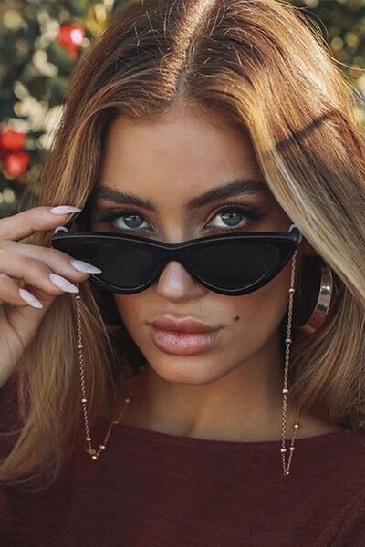 Tina Wear Tiny Top Model Handmade Chain Glasses Strap - 96226