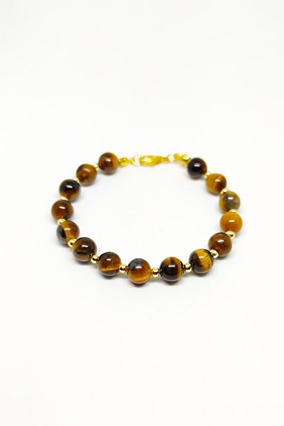 Armis Doğal Kaplan Gözü Taşlı Tasarım Bileklik (güç Ve Cesaret Taşı)