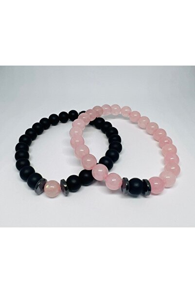 Melek Bozkurt مجموعة أساور ملونة للزوجين، خيار مجوهرات أنيق وراقٍ