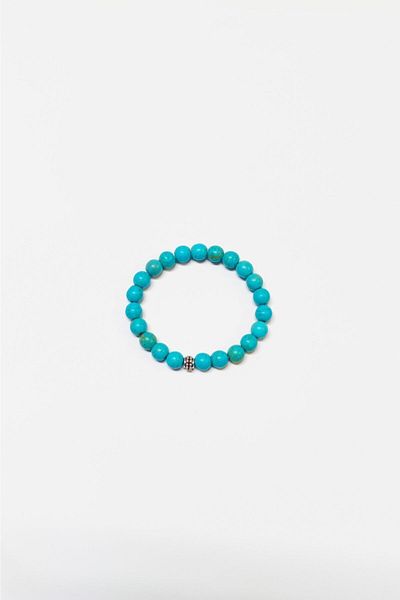 Armis 8 Mm Natural Stone Turquoise Stone Bracelet (faith Stone)