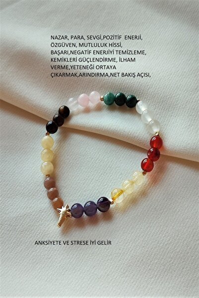 badeaccessories Sertifikalı 6 Mm Güneş Taşı,sitrin,kalsit,pembe Kuvars,ametis...