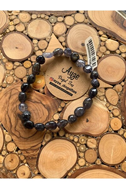 AYZE DOĞALTAŞ Iyolit Broken Stone Bracelet