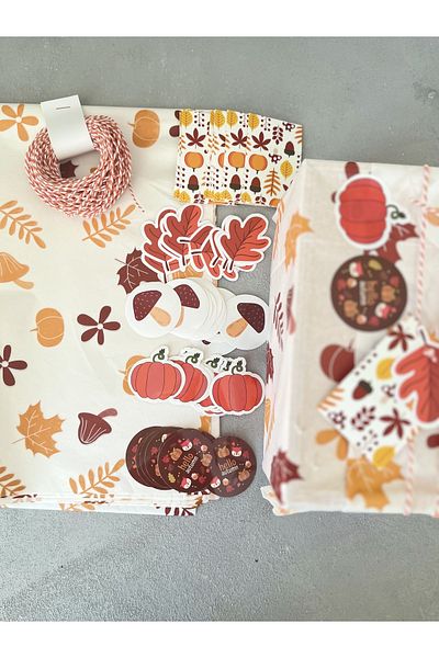 Meyofficial Autumn themed product packaging kit