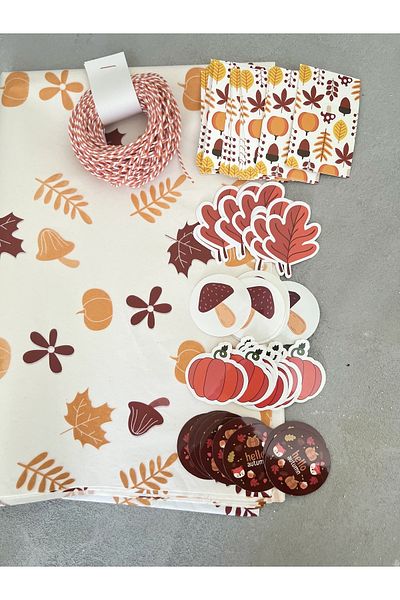 Meyofficial Autumn themed product packaging kit