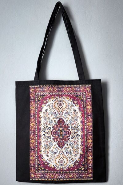Orgwoven Kilim Desen Çanta